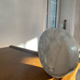 Cendrier vintage en marbre blanc