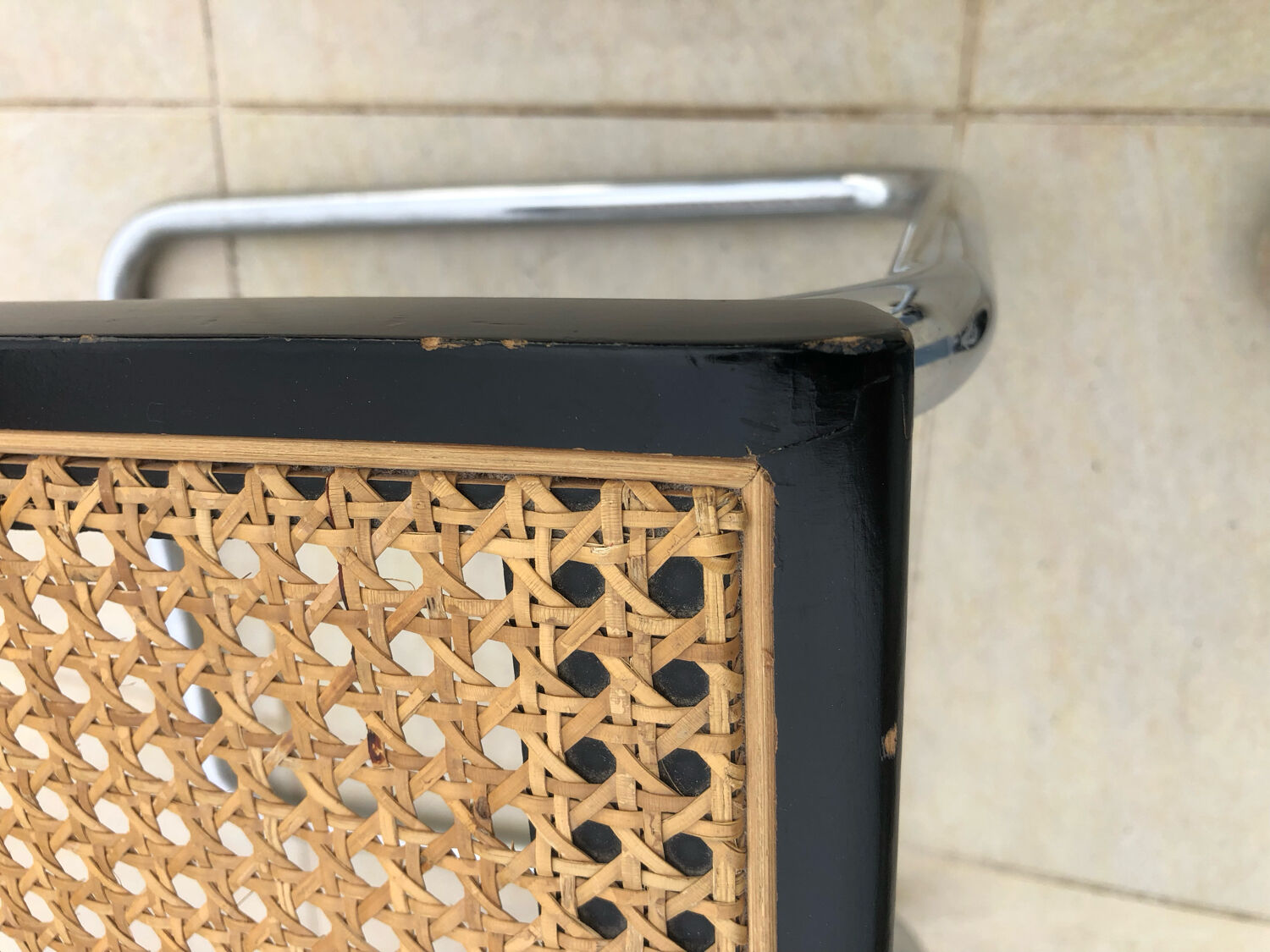 Suite of 6 chairs and armchairs Marcel Breuer B32 B64