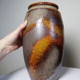 Large ceramic vase Lava West Germany vintage 70s