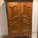 Walnut valet cabinet
