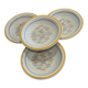 4 spaghetti plates made in Italy