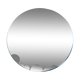 Miroir biseauté rond à poser