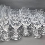 Crystal glassware set - 18 pieces
