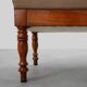 Elegant 19th Century Bench with Six Turned Legs, circa 1840
