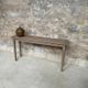 Fine console, side tables in Douglas 160 cm Vintage design spindle legs rare wood decoration