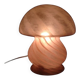 Vintage Murano glass mushroom lamp, Italy 1970.
