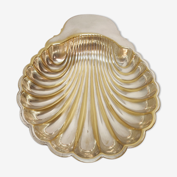 Brass tray in the shape of a shell, Spain, 1970
