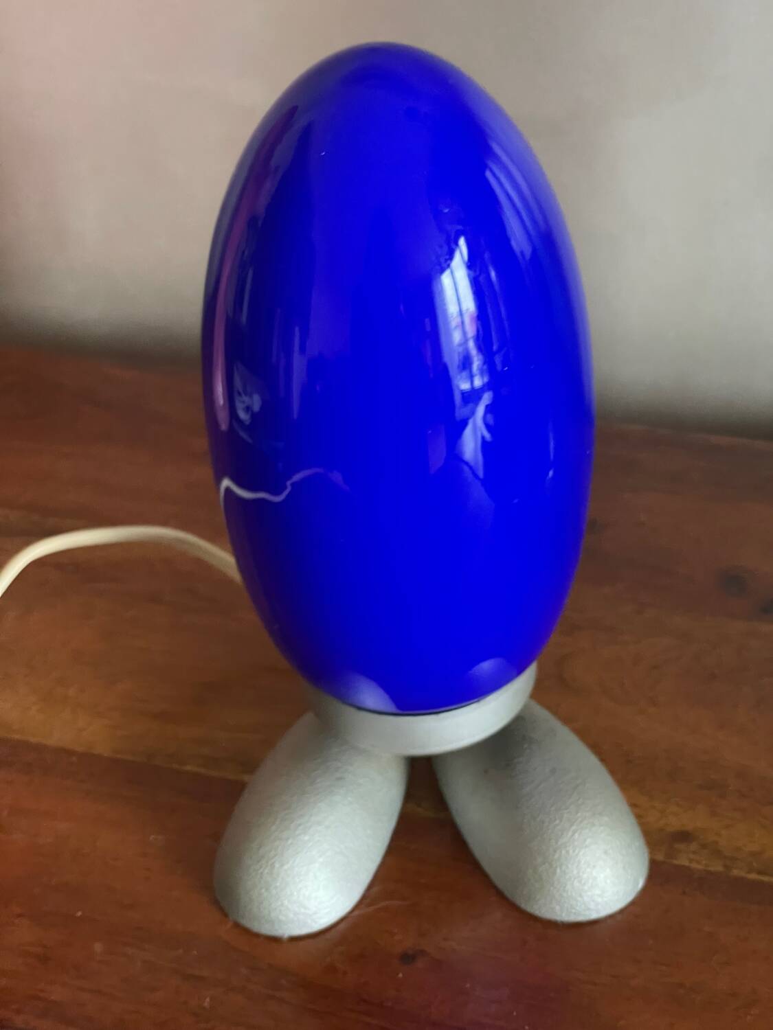 Vintage egg floor lamp