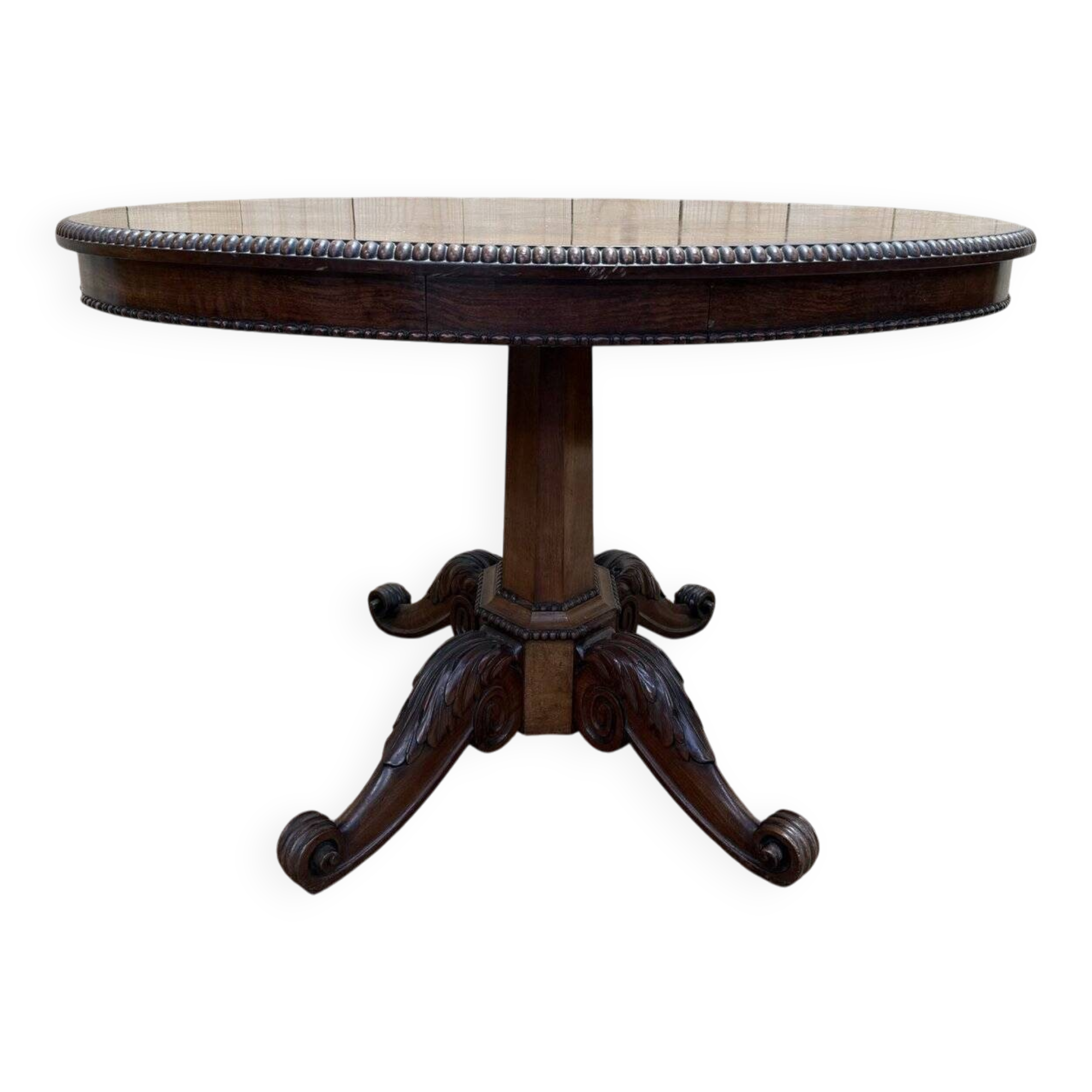 Oval gueridon from the Napoleonic III period.