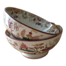 2 old earthenware bowls stamped Sarreguemines