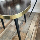 Trio of tripod-legged side tables from the 60s and 70s