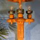 Floor lamp Guillerme & Chambron 1960