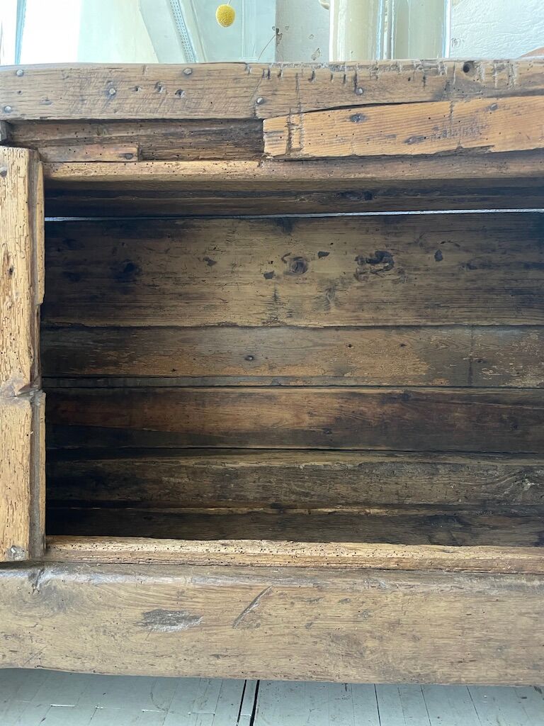 Established former brutalist console oak pine