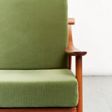Arne Hovmand Olsen Teak Easy Chair MK 119 for Mogens Kold
