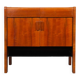 Commode en bois et opaline des années 1960