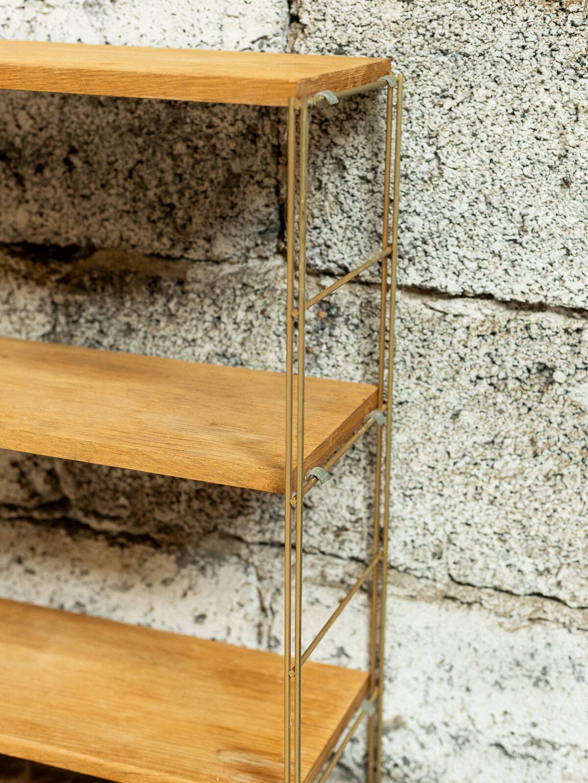 ✨ ÉTAGÈRE STRING EN CHÊNE CLAIR – DESIGN VINTAGE & MODULABLE✨