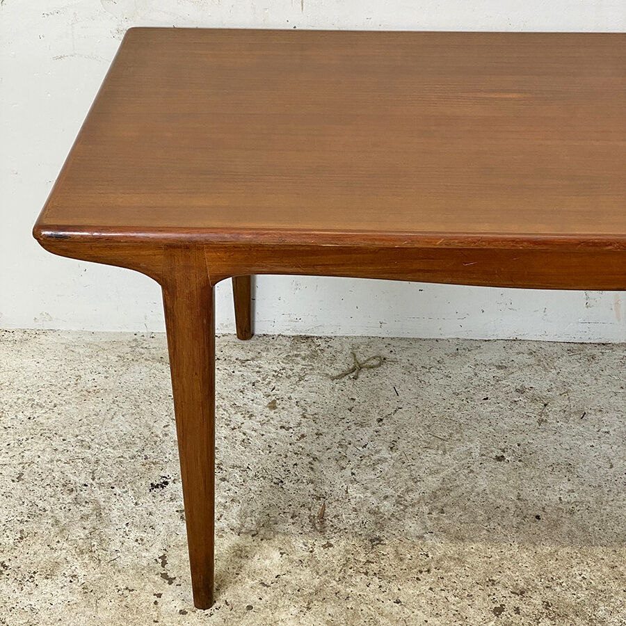 Scandinavian dining table extendable vintage 60's