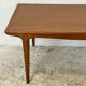 Scandinavian dining table extendable vintage 60's