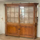 Dutch antique glass-fronted cabinet.