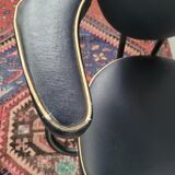 Metal and skai hairdresser's armchair 60s