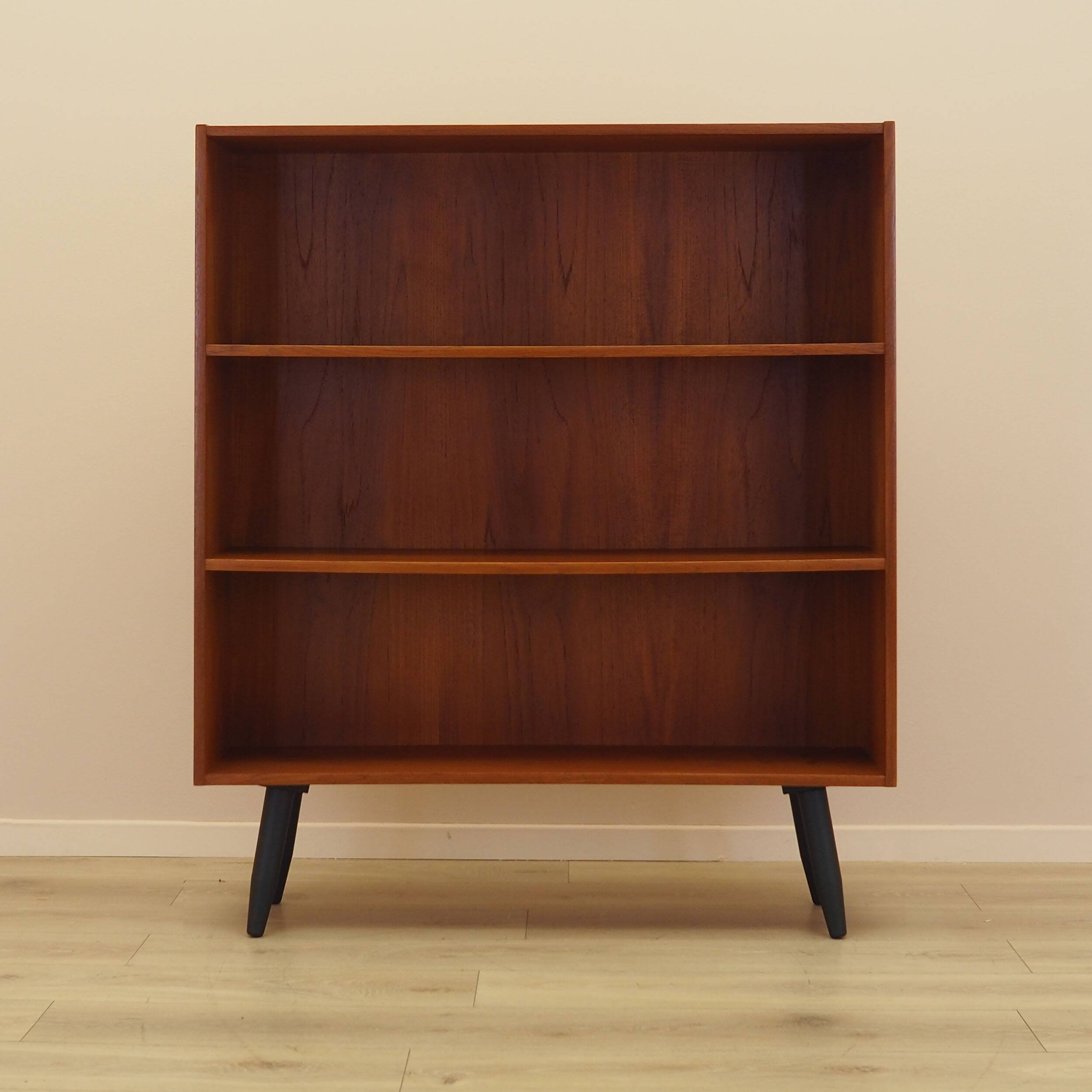 Teak bookcase, Danish design, 1970s, manufactured by Clausen & Søn