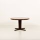 Danish Rosewood pedestal extension table attr. to Gudme Mobelfabrik, 1970s