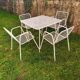Armchairs with original cushions and Emu garden table model Rio 1966.