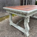 Table with carved legs