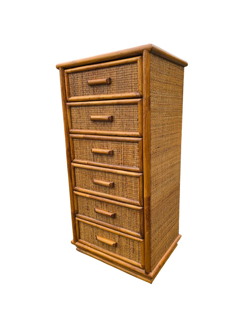 Rattan chest of drawers / chest of drawers