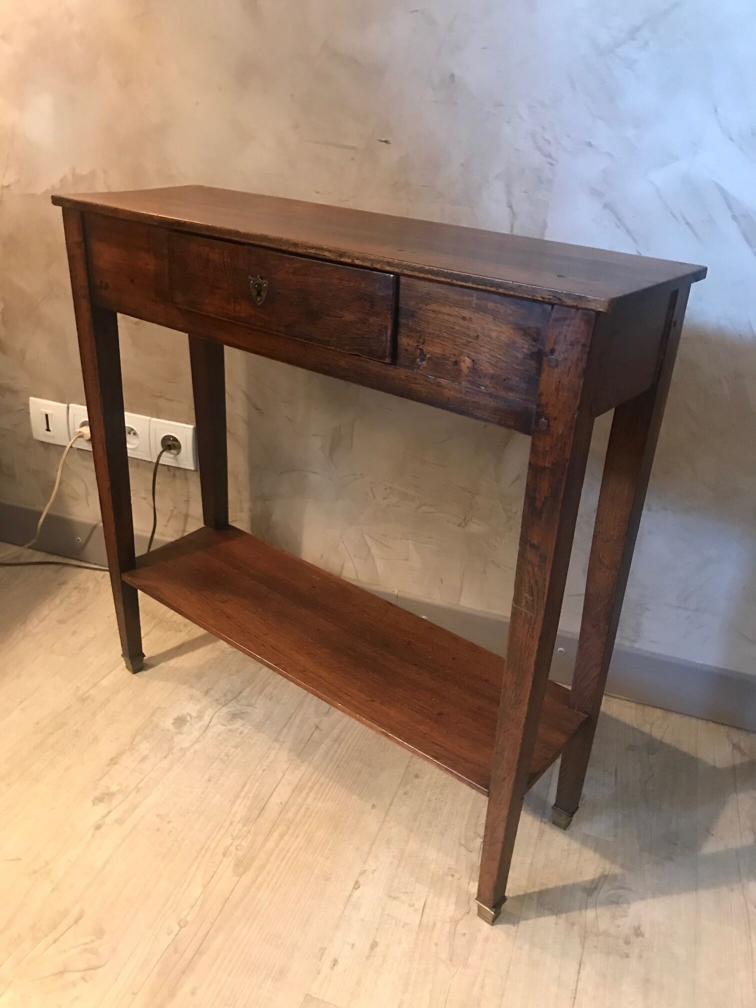 Walnut console