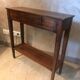 Walnut console