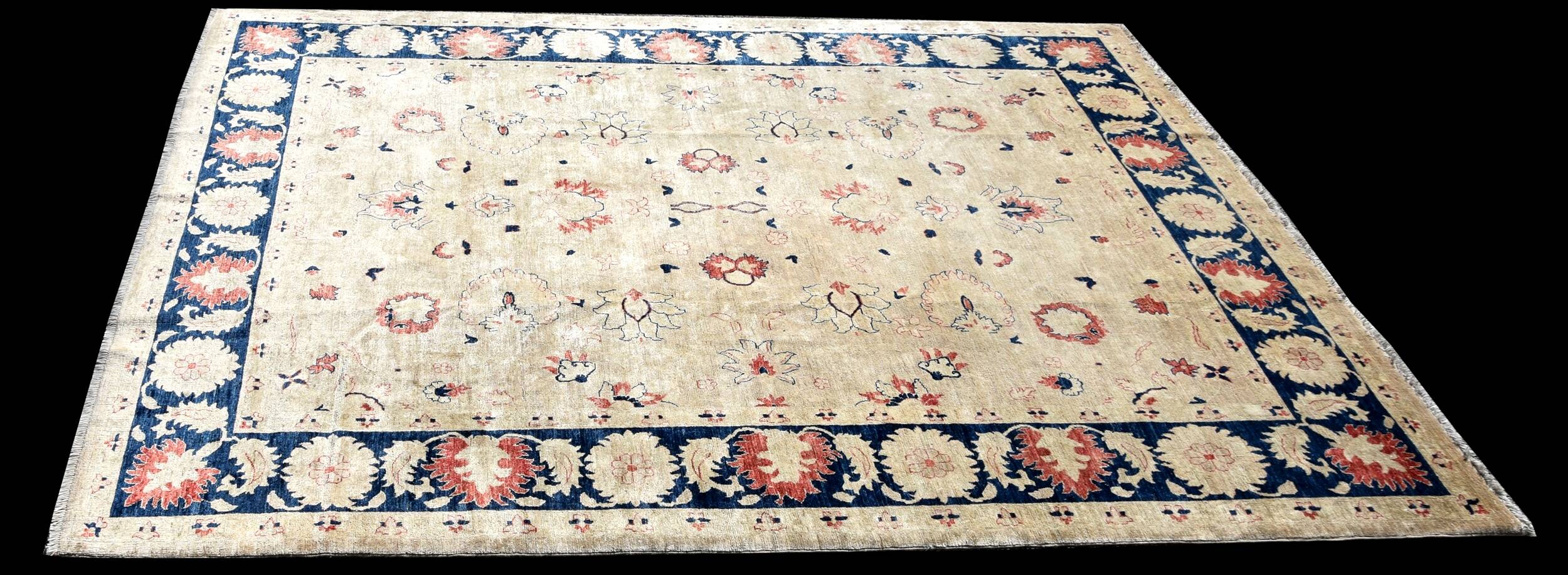 Ziegler oriental rug - handmade: 3.00 X 2.45 meters. Quality: wool