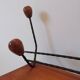60s metal and wood mantle door