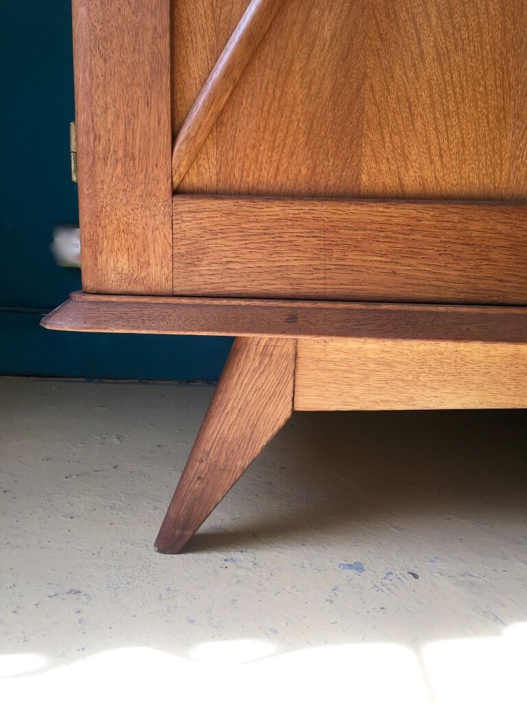 Vintage cabinet feet compass