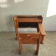 Foldable pine children's desk