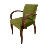 Velvet bridge armchair