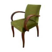 Fauteuil bridge en velours