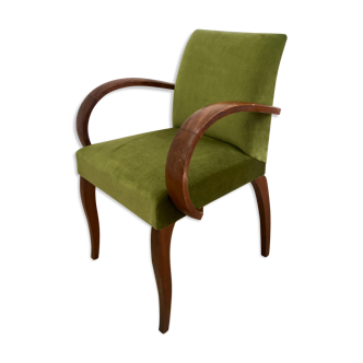 Velvet bridge armchair