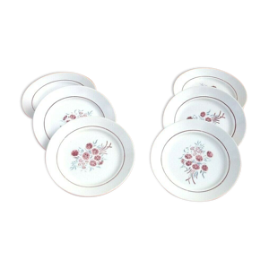 Suite de 6 assiettes
