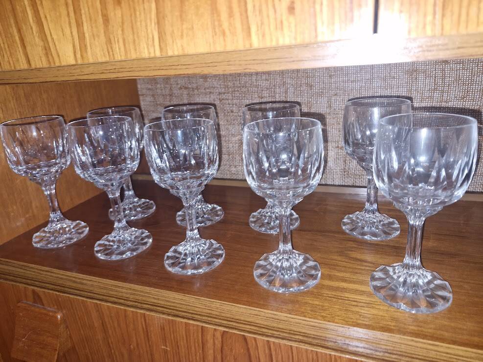 Villeroy and Boch 6 crystal wine glasses model Arabelle