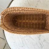 Rattan basket 70s