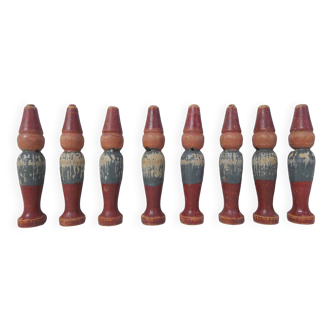 Ancien jeu de quilles en bois