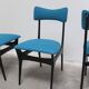 Set of 4 'S3' dining chairs by Alfred Hendrickx for Belform, 1950s