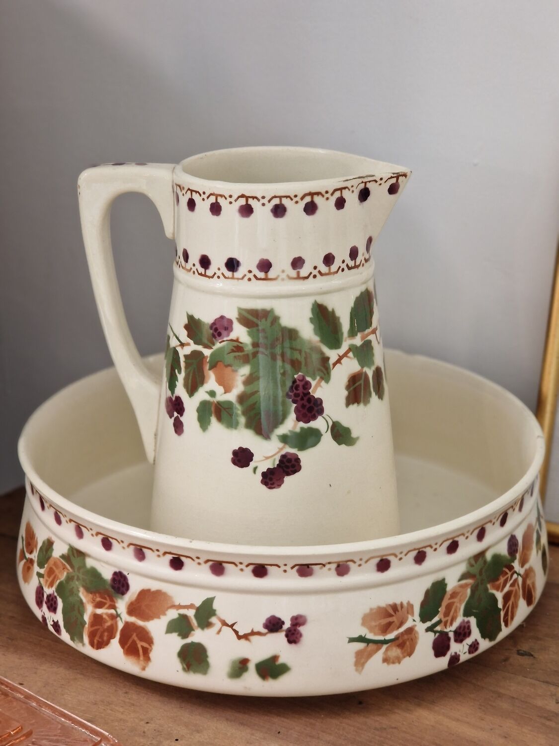 Basin and toilet pitcher