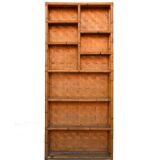 60s bamboo shelf library