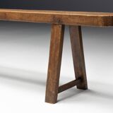 Rustic primitive benches, france, 19th century