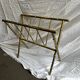 Hollywood Regency Brass and Bamboo Magazine Rack by Maison Baguès, 1970s
