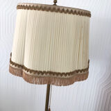 Vintage bronze tripod foot floor lamp