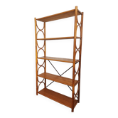Rattan bookcase shelf