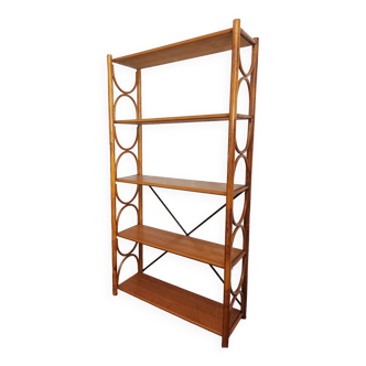 Rattan bookcase shelf
